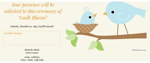 free online baby shower invitation