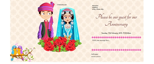 create online wedding invitation