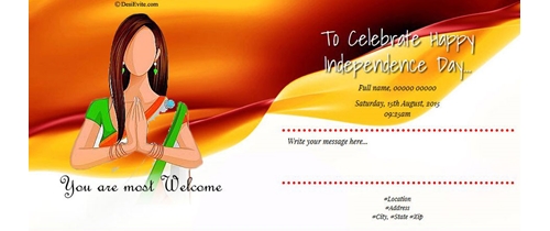 Free Independence Day Invitation Card & Online Invitations