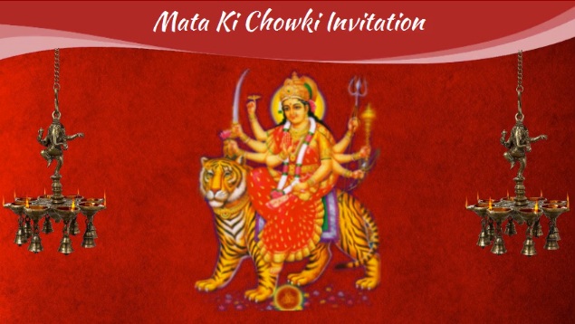 Mata Ki Chowki Invitations Design Gallery