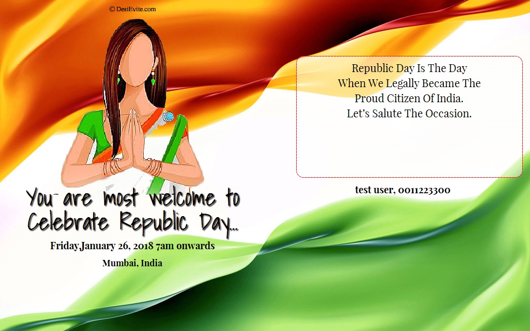 to Republic day function