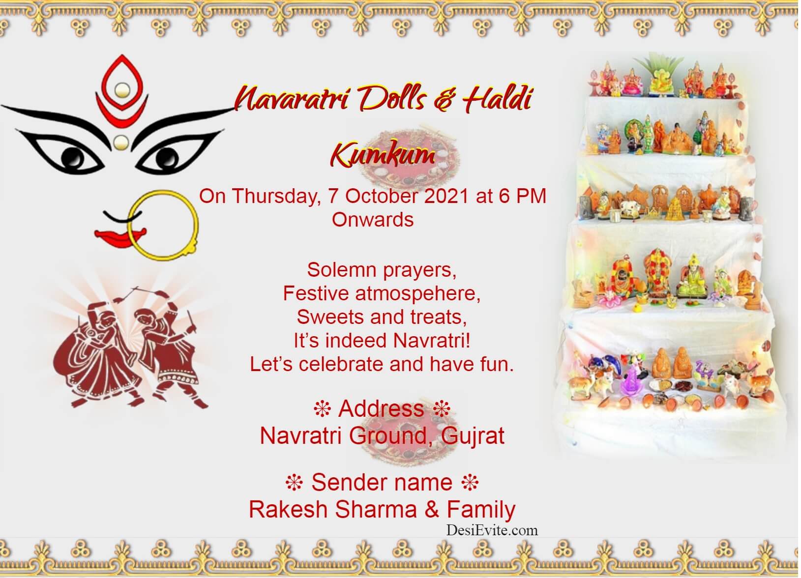 Navaratri Dolls & Haldi Kumkum
