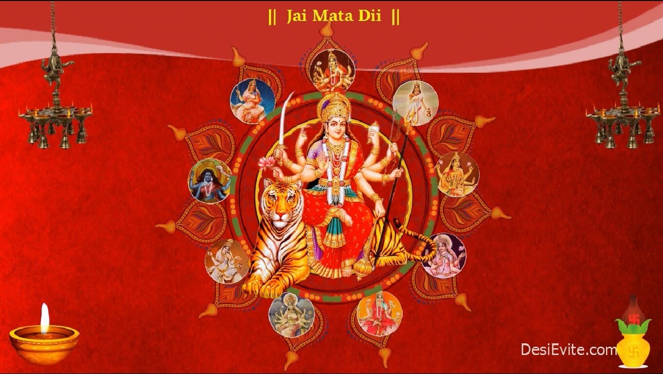 hindi Navratri Animated Invitation Video hindi Navratri Animated Invitation Video