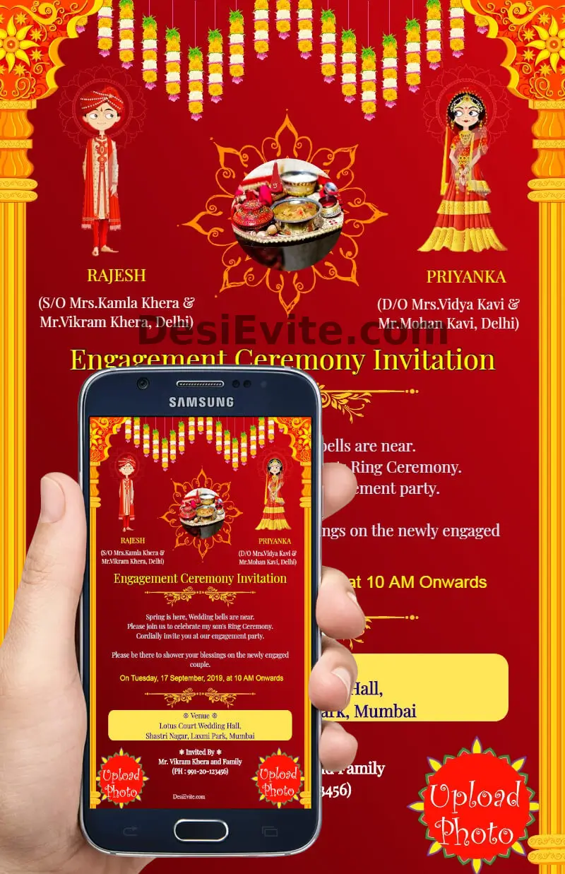 Why E Invitation Card for Engagement Ceremony is Trending comparing to the  traditional one SENDING ONLINE OR E-INVITATIONS FOR ENGAGEMENT CEREMONY  ARE. - ppt download