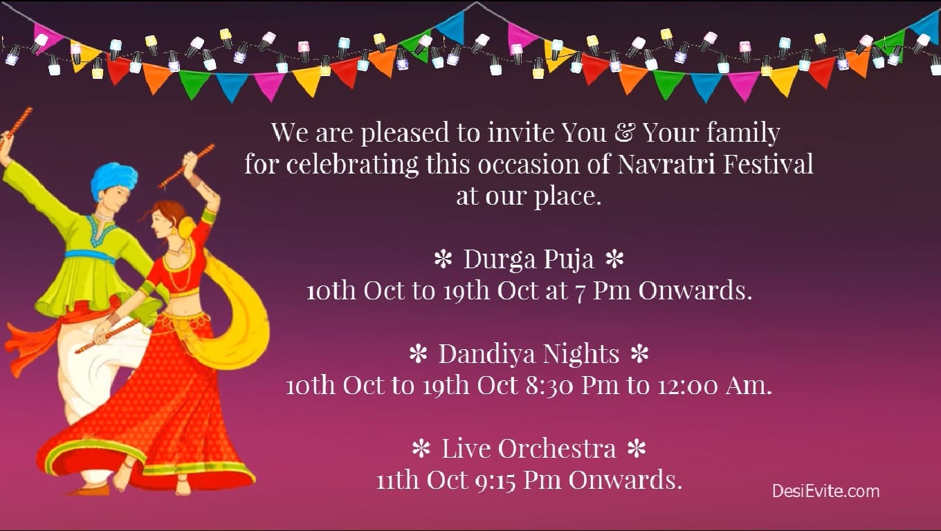 free Animated Navratri Festival Invitation Video, Online Invitations free Animated Navratri Festival Invitation Video, Online Invitations
