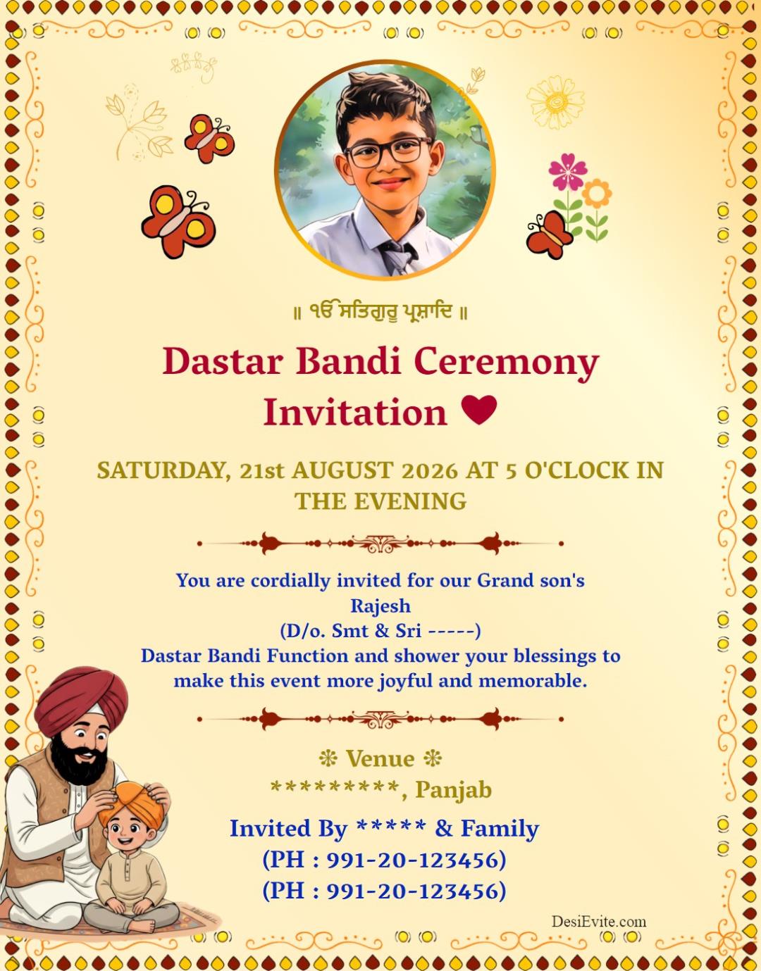 dastar-bandi-ceremony-invitation-ecard-mordern-design