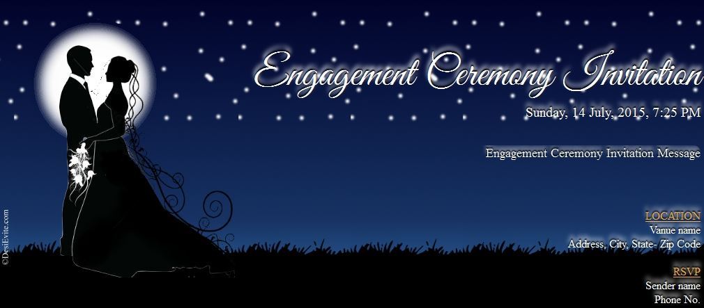 engagement ceremony invitation 56 41 