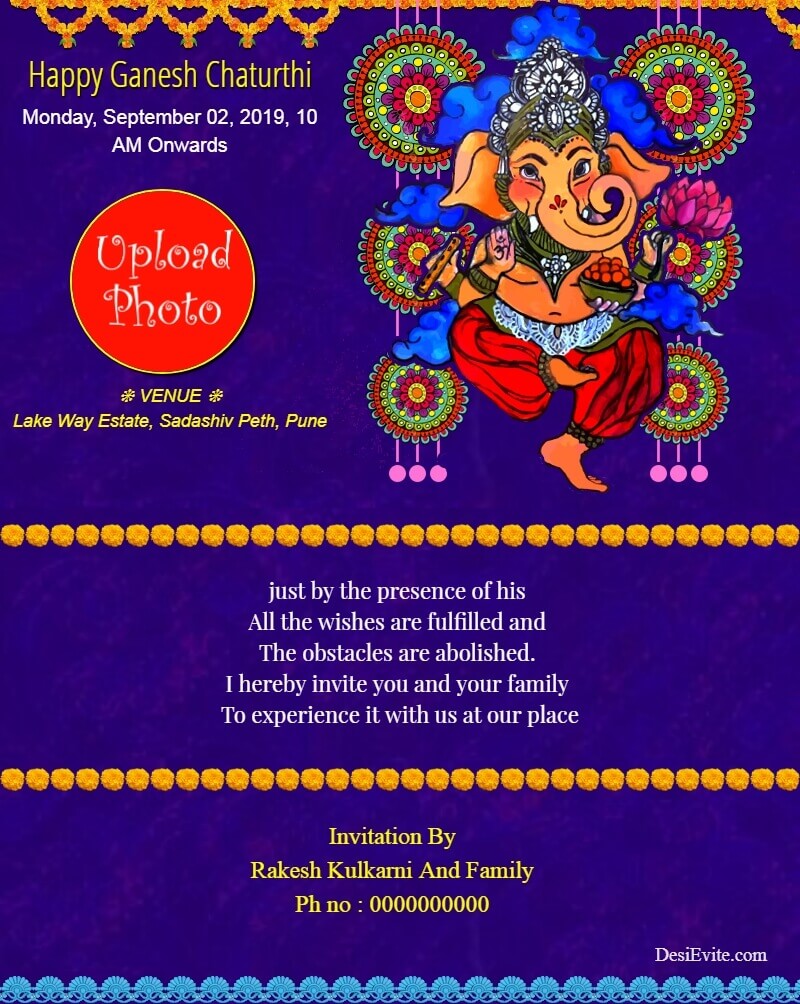 Ganesh Chaturthi ecard