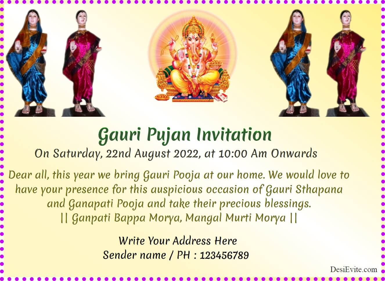 Gauri Ganpati Pujan