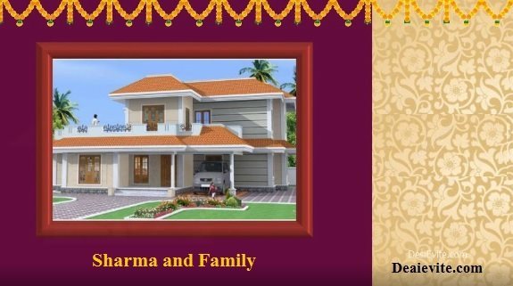 Free Griha Pravesh Housewarming Invitation Card Online Invitations