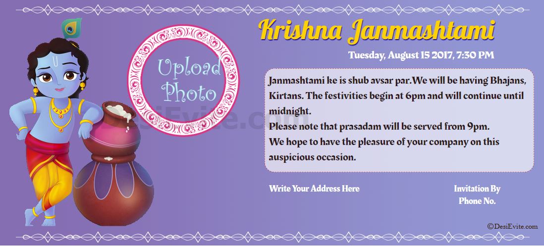 Let's Celebrate Krushna janm