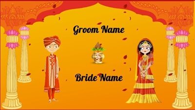 Gujarati wedding invitation video with mandap Gujarati wedding invitation video with mandap