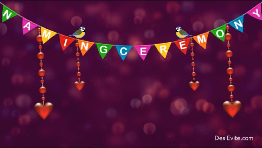 Naming Ceremony Card Namkaran Ceremony Invitation Card