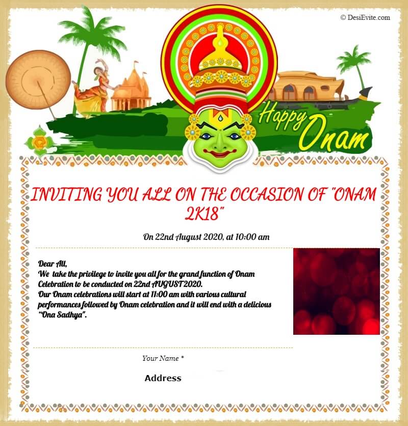 Let's Celebrate Onam