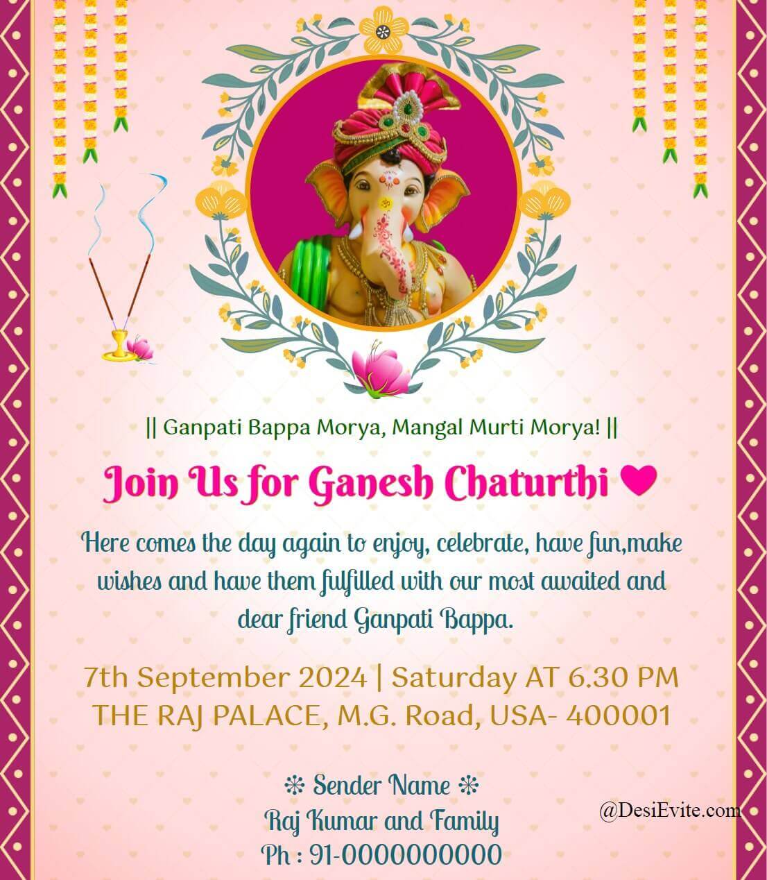 peach-floral-ganesha-invitation-ecard