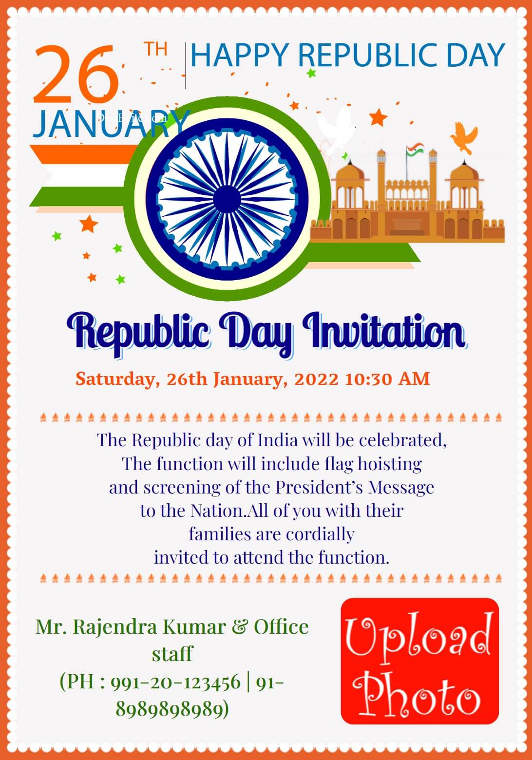 Republic Day Invitation