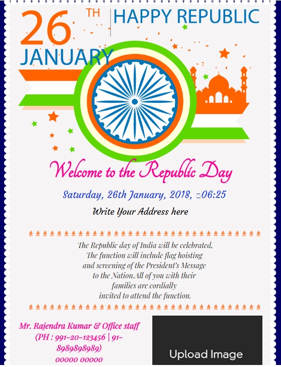 Republic Day Invitation 