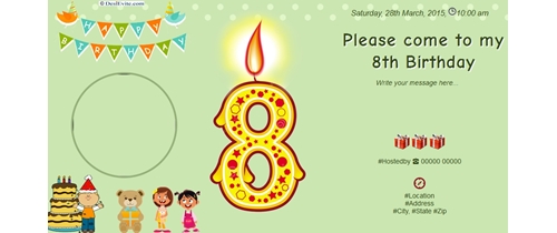 8Th Birthday Invitation Message 10