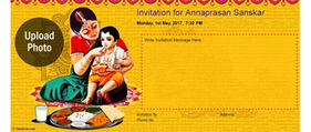 Free Annaprashan Sanskar Invitation Card Online Invitations