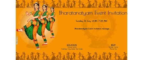 Dance Invitation Cards 5