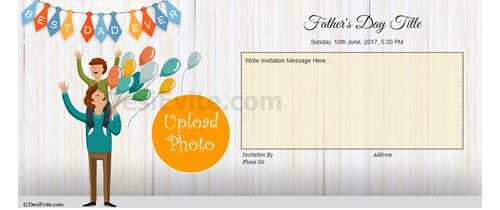 Father's Day Invitation Ideas 10