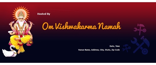 Free Vishwakarma Puja Invitation Card Online Invitations Om Vishwakarma Namaha Invitation