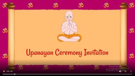 Free Janeu Upnayan Sanskar Invitation Card Online Invitations