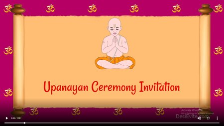 Free Janeu Upnayan Sanskar Invitation Card Online Invitations