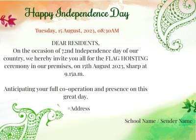 Free Independence Day Invitation Card Online Invitations