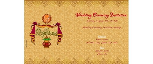 Free Indian Wedding Invitation Card Maker Online Invitations In