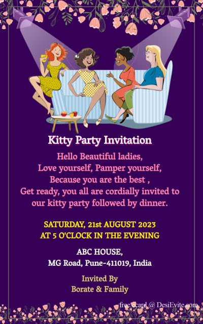 kitty-party-invitation-card-floral-theme