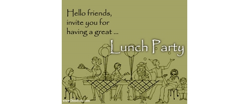 Invitation Card For Lunch Party 5