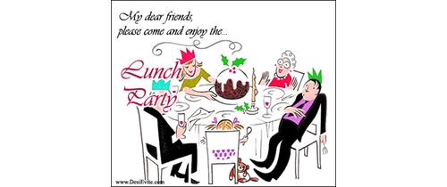 Invitation Card For Lunch Party 6