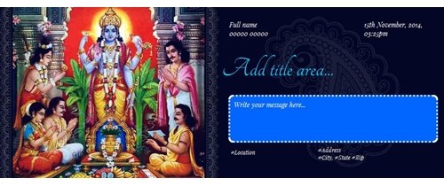 Satyanarayana Pooja Invitation 9