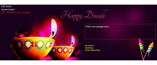 Diwali invite ecard