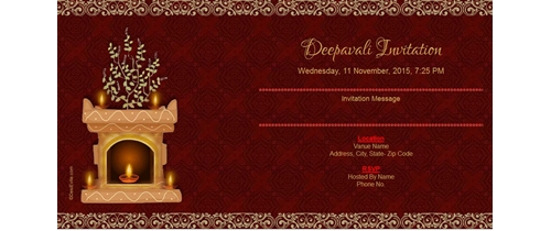 Deepavali Invitation