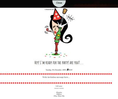 New Year Party Invitation