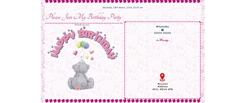 Please Join My Birthday Party
