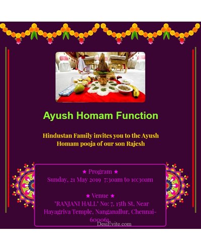 Ayusha Homam