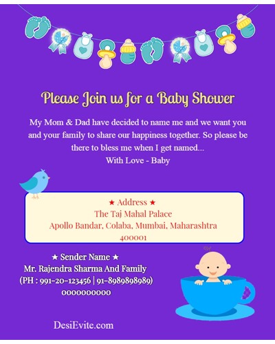 Free Baby Shower Invitation Card Online Invitations In English