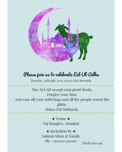Celebrating Eid-Ul-Adah
