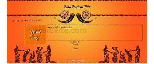 Bihu  the chief festival in the Assam state of India.