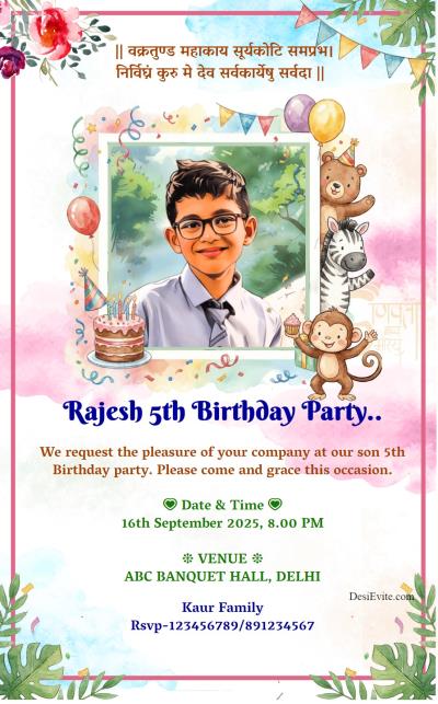 birthday-invitation-card-watercolor-floral-cartoon