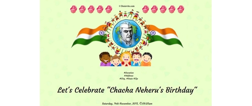 Chacha Neheru's Birthday Celebration