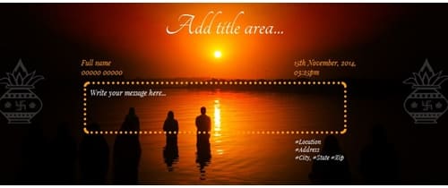 Chhath Puja Invitation