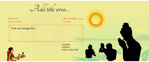 Chhath Festival Invitation