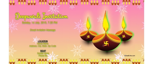 Deepawali Invitation
