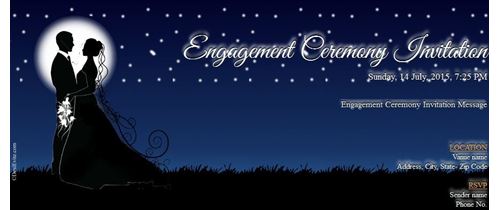 Please be part of it Engagement ceremony