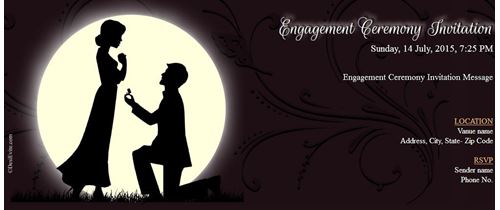 Please be part of it Engagement ceremony