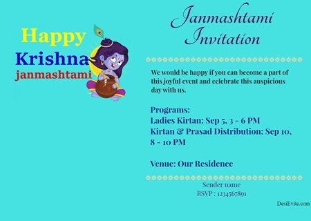 Happy Krishna Janmashtami